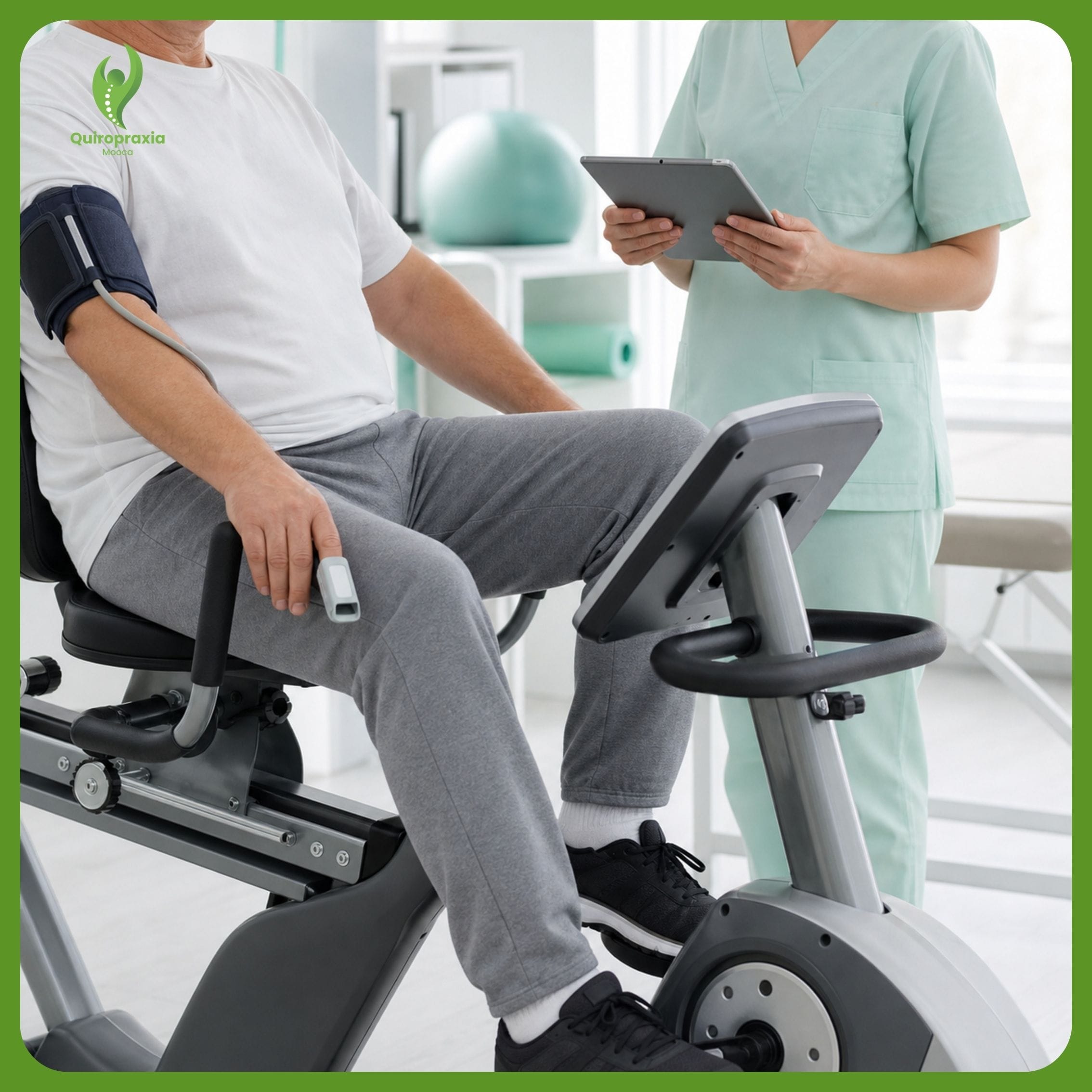 Fisioterapia cardiológica com exercício supervisionado — Quiropraxia Mooca